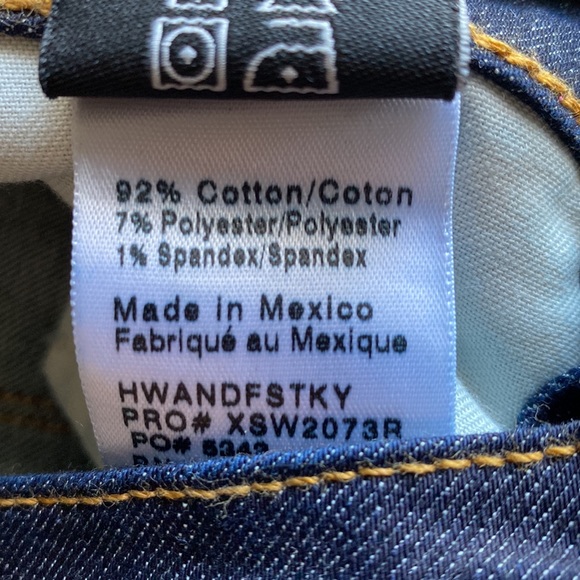 Big Star 1974 Andrea Skinny Dark Blue Jeans Size 24 - Picture 7 of 8